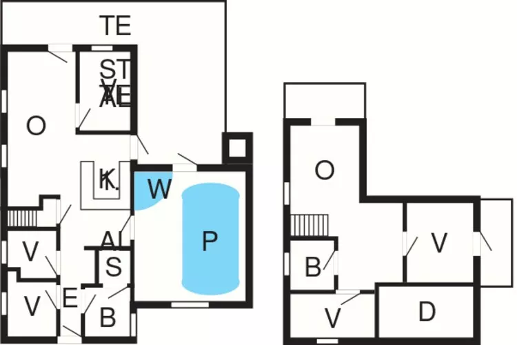 10 persoons vakantie huis in Fur-By Traum-Plattegrond
