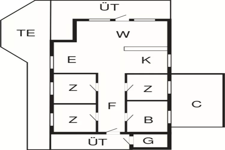 6 persoons vakantie huis in Spøttrup-By Traum-Plattegrond