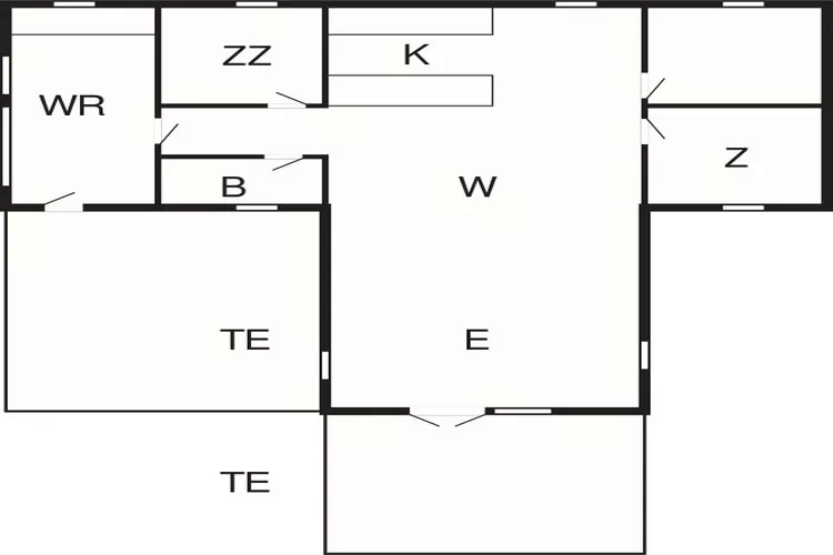 6 persoons vakantie huis in Højslev-By Traum-Plattegrond