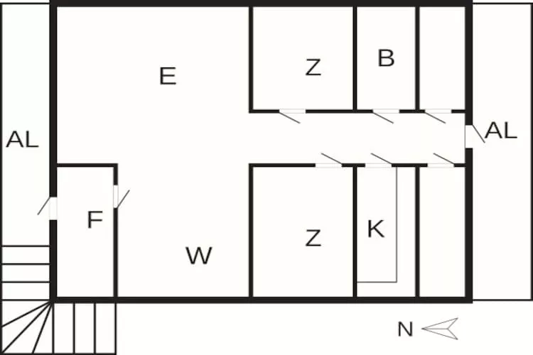 14351 - BYGDEGÅRDEN-Plattegrond