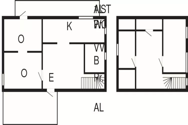 8 persoons vakantiehuis in HOVA-Plattegrond