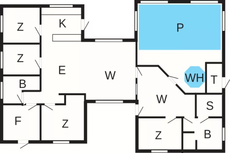 10 persoons vakantie huis in Glesborg-By Traum-Plattegrond