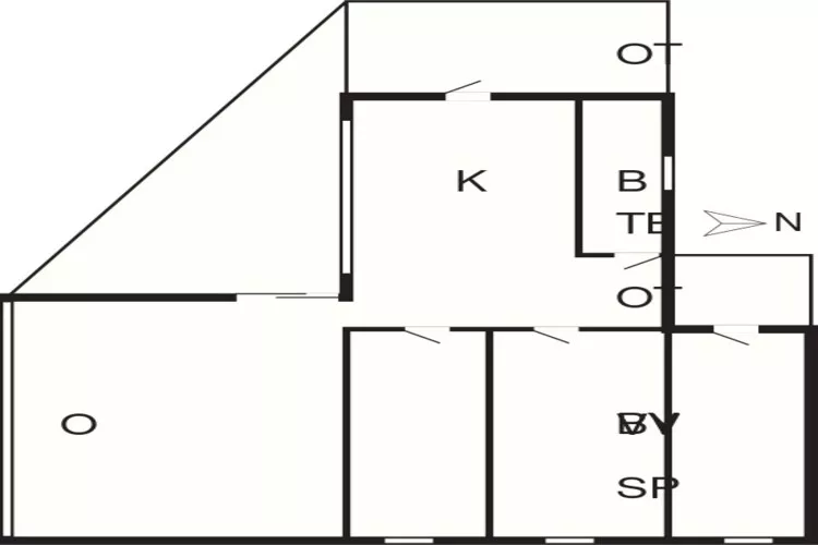 4 persoons vakantie huis in Gilleleje-By Traum-Plattegrond