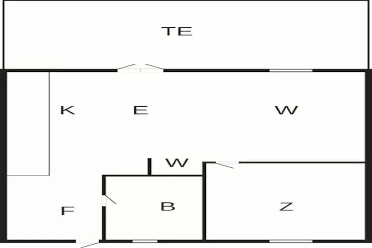 2 persoons vakantie huis in Skagen-By Traum-Plattegrond