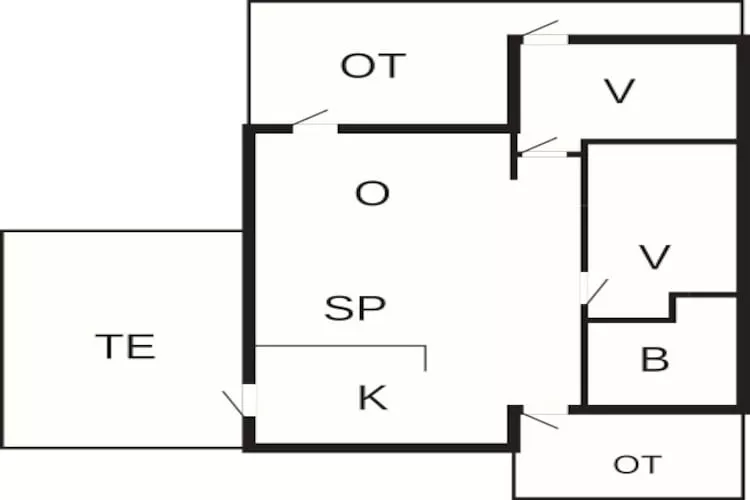 Kust ontsnapping in Langeland -- By Traum Ferienwohnungen-Plattegrond
