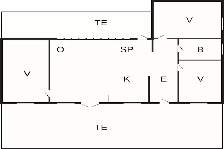 6 persoons vakantie huis in Jægerspris-By Traum-Plattegrond