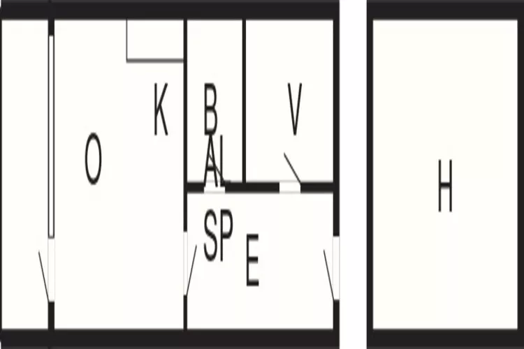 2½ room,1 st floor,65m2,Premium-Plattegrond