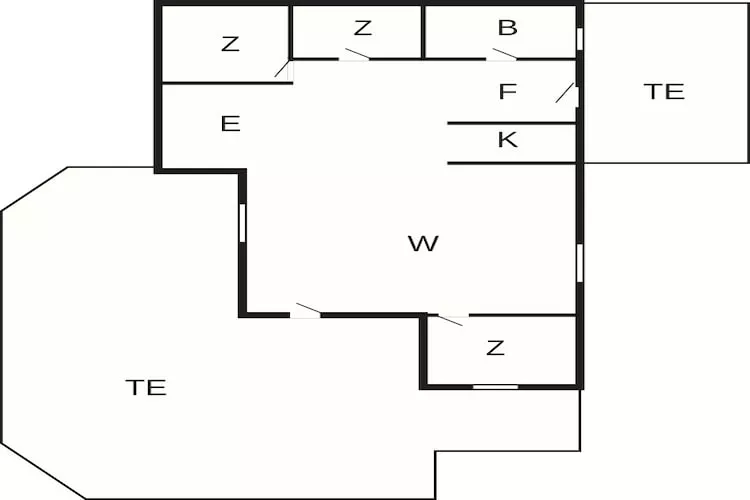 5 persoons vakantie huis in Tranekær-By Traum-Plattegrond