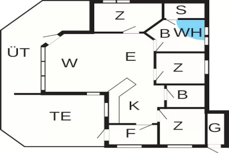 Fjordzicht Retreat met Spa -- By Traum Ferienwohnungen-Plattegrond