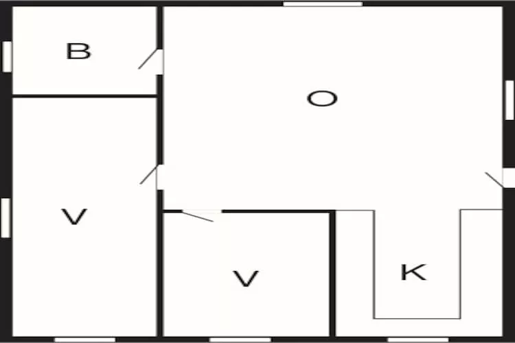 4 persoons vakantie huis in Nykøbing M-By Traum-Plattegrond