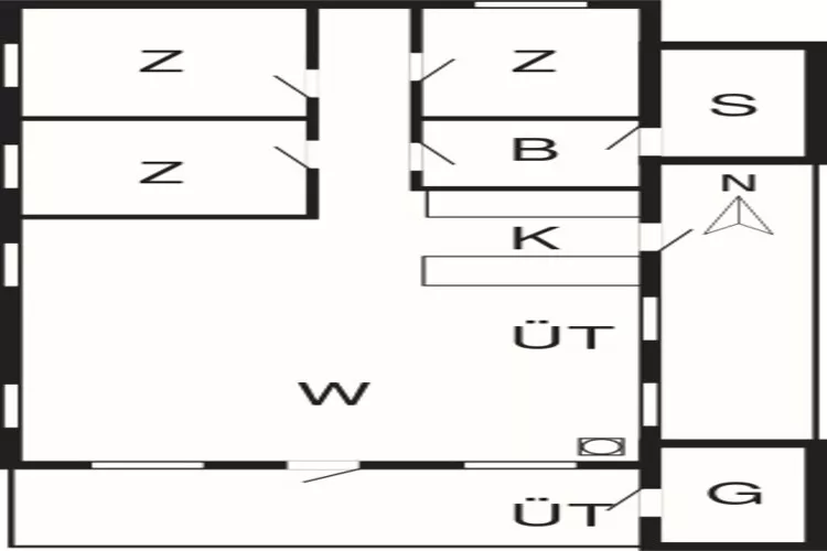 Gezellig Saunahuis met BBQ -- By Traum Ferienwohnungen-Plattegrond