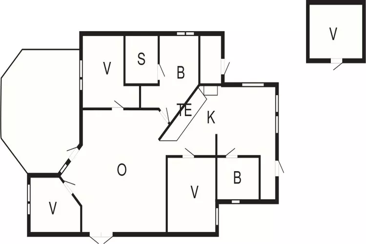 8 persoons vakantie huis in Børkop-By Traum-Plattegrond