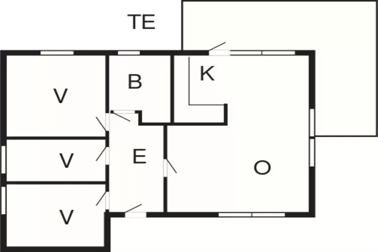 5 persoons vakantie huis in Utvik-By Traum-Plattegrond