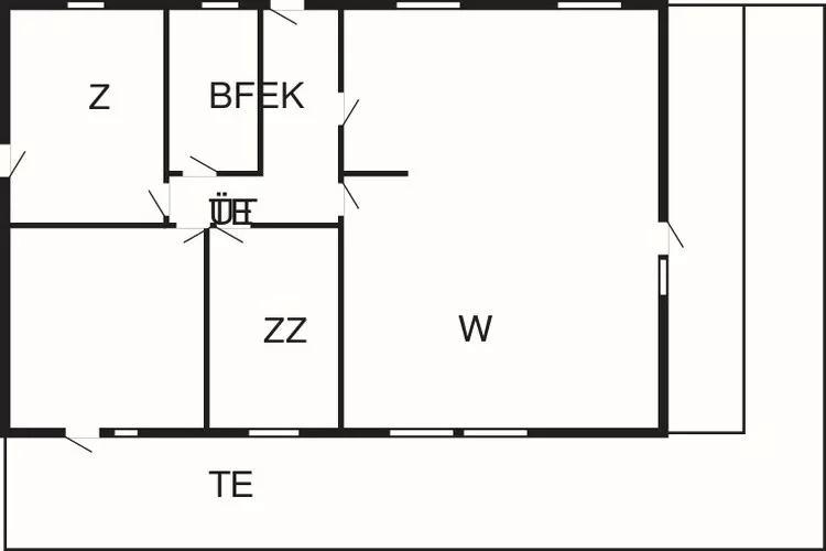 6 persoons vakantie huis in Væggerløse-By Traum-Plattegrond
