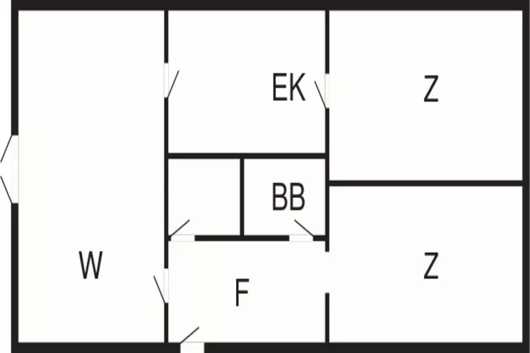 6 persoons vakantie huis in Rudkøbing-By Traum-Plattegrond