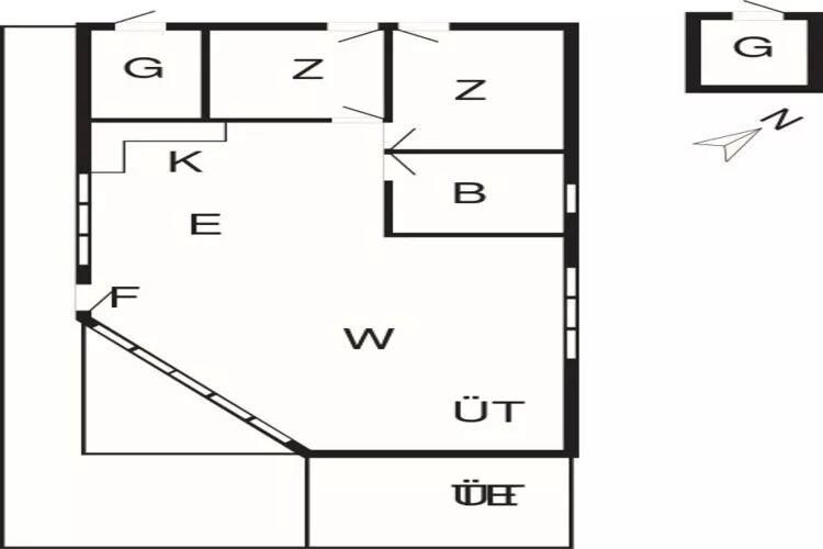6 persoons vakantie huis in Idestrup-By Traum-Plattegrond