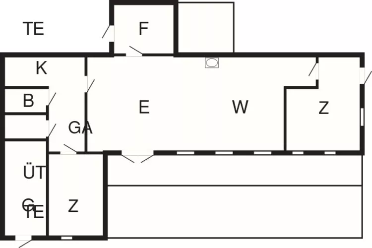Gezellig strandhuis -- By Traum Ferienwohnungen-Plattegrond