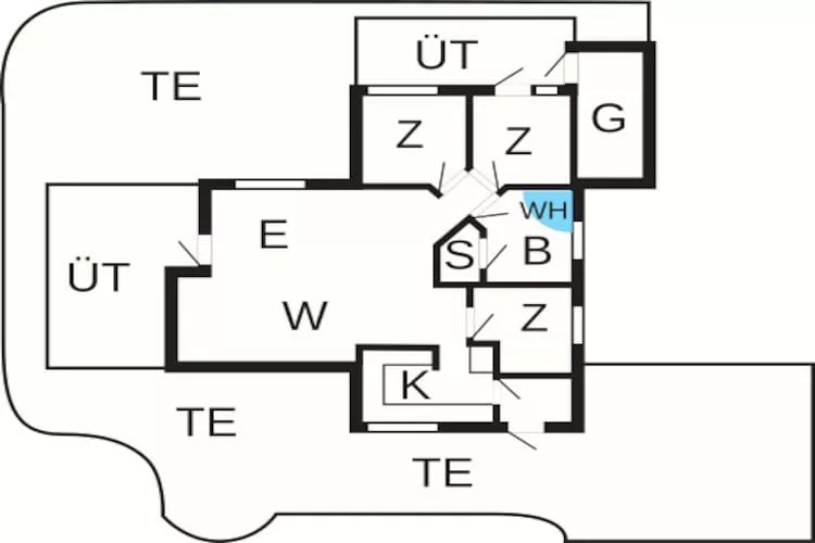 7 persoons vakantie huis in Løgstør-By Traum-Plattegrond