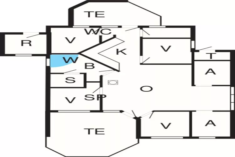 V135 SW-Plattegrond