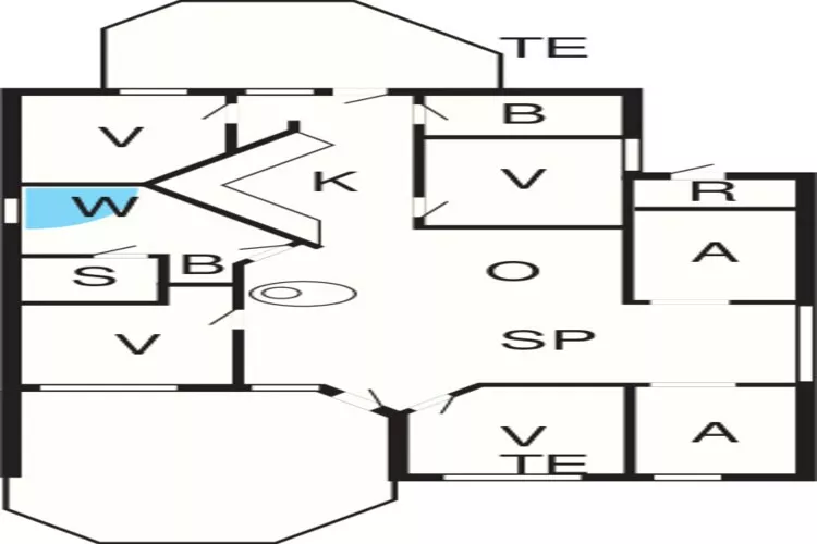 V135 SW-Plattegrond