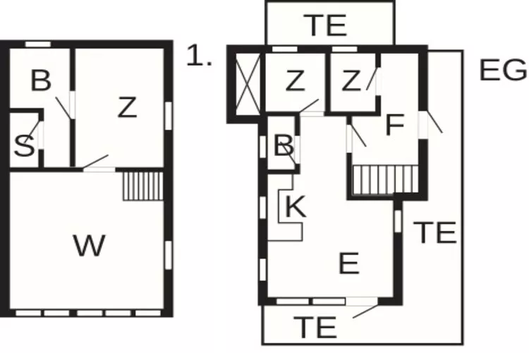Panoramisch zeezicht -- By Traum Ferienwohnungen-Plattegrond