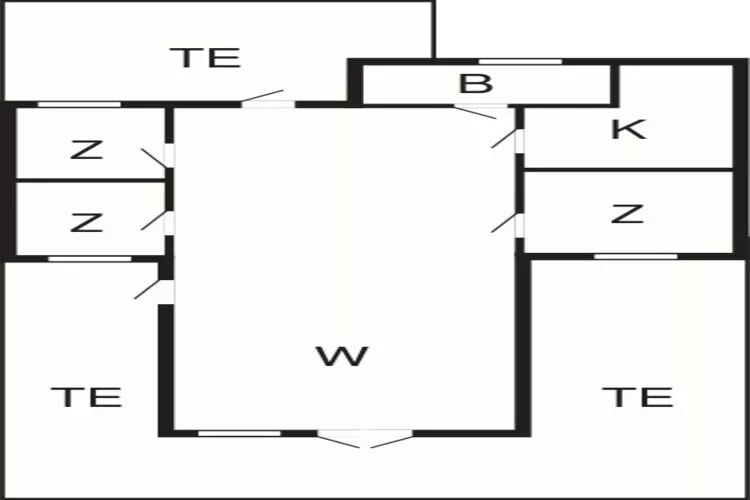 6 persoons vakantie huis in Karrebæksminde-Plattegrond