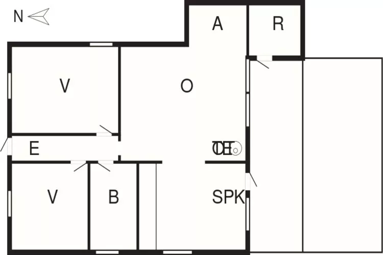 6 persoons vakantie huis in Oksbøl-By Traum-Plattegrond