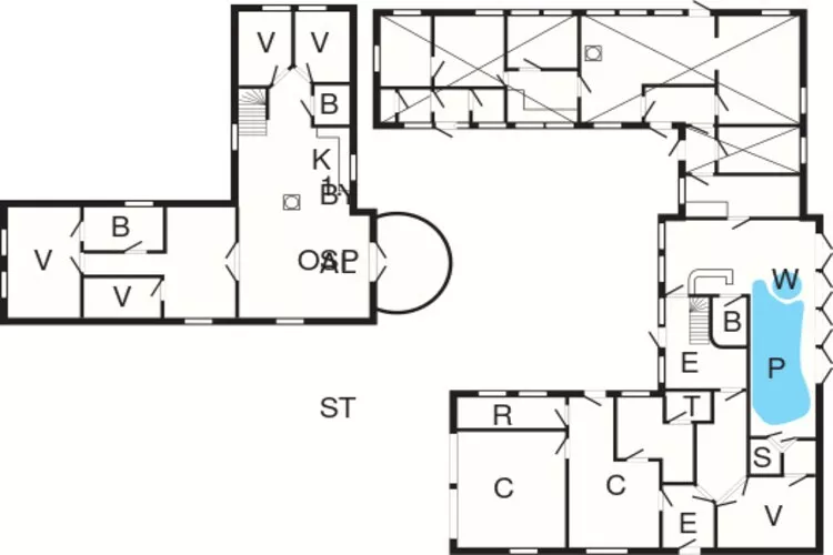 Luxe retraite met zwembad -- By Traum Ferienwohnungen-Plattegrond