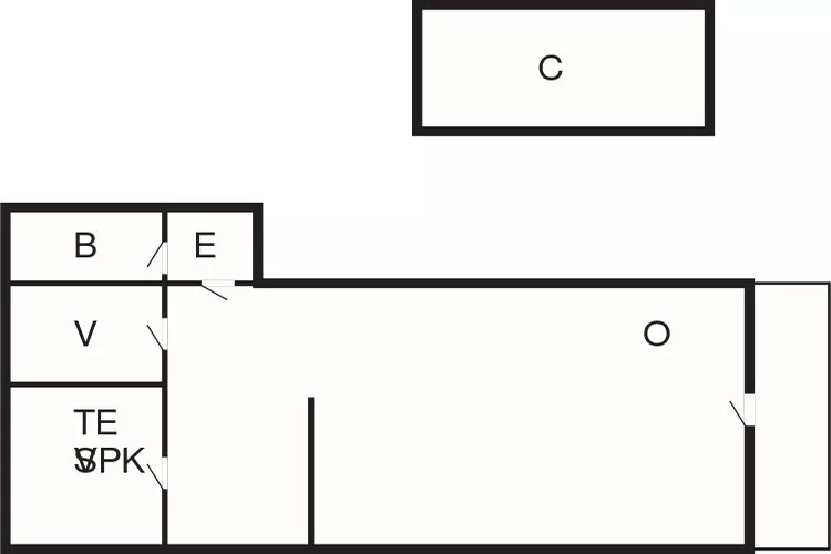 4 persoons vakantie huis in Nibe-By Traum-Plattegrond