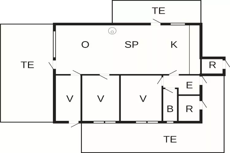 6 persoons vakantie huis in Læsø-By Traum-Plattegrond