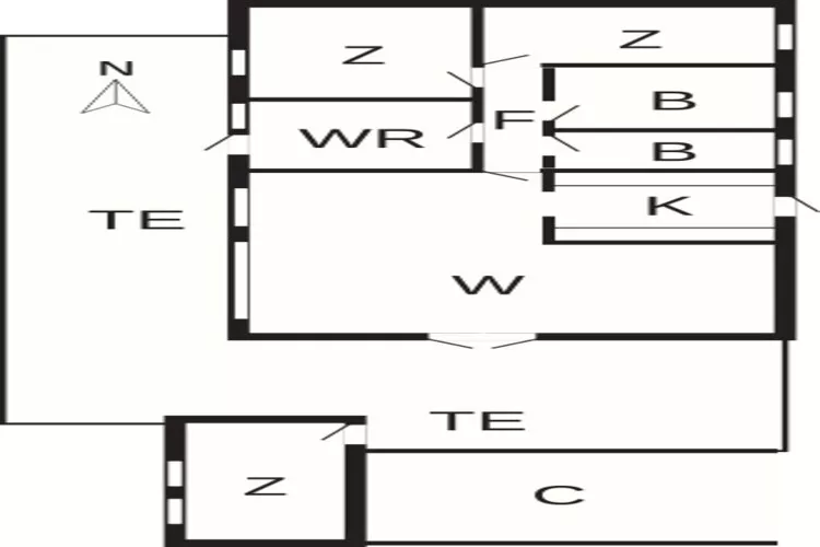 Familie strandhuis -- By Traum Ferienwohnungen-Plattegrond