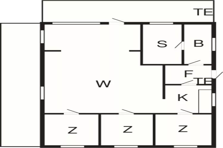 6 persoons vakantie huis in Rudkøbing-By Traum-Plattegrond