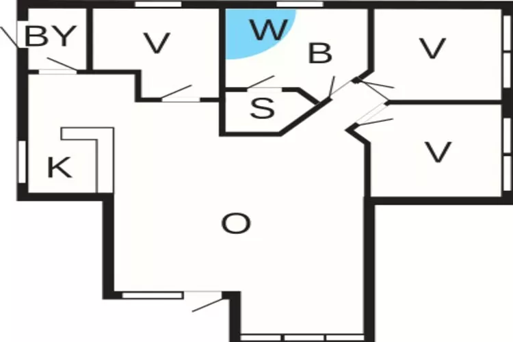 Rustige retraite in Klitmoller -- By Traum Ferienwohnungen-Plattegrond