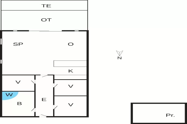 5 persoons vakantie huis in Børkop-By Traum-Plattegrond