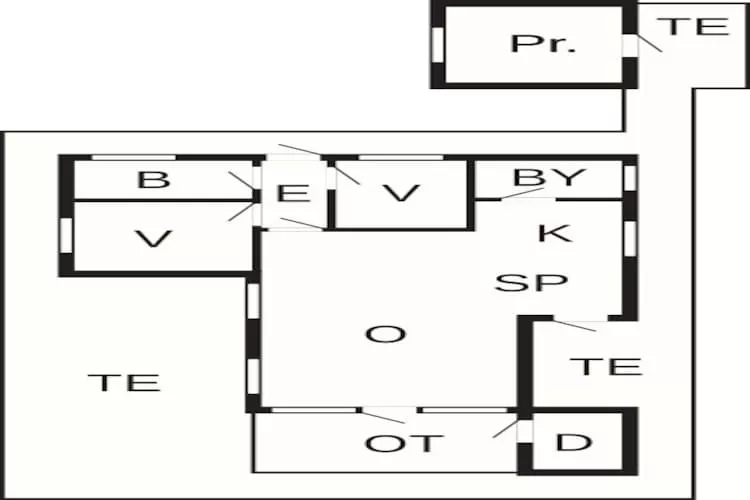 4 persoons vakantie huis in Hurup Thy-By Traum-Plattegrond