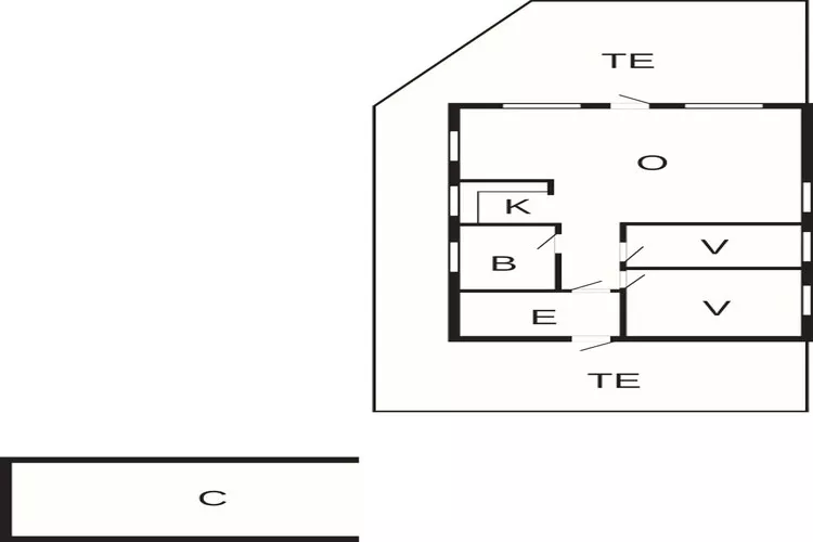 5 persoons vakantie huis in Thyholm-By Traum-Plattegrond