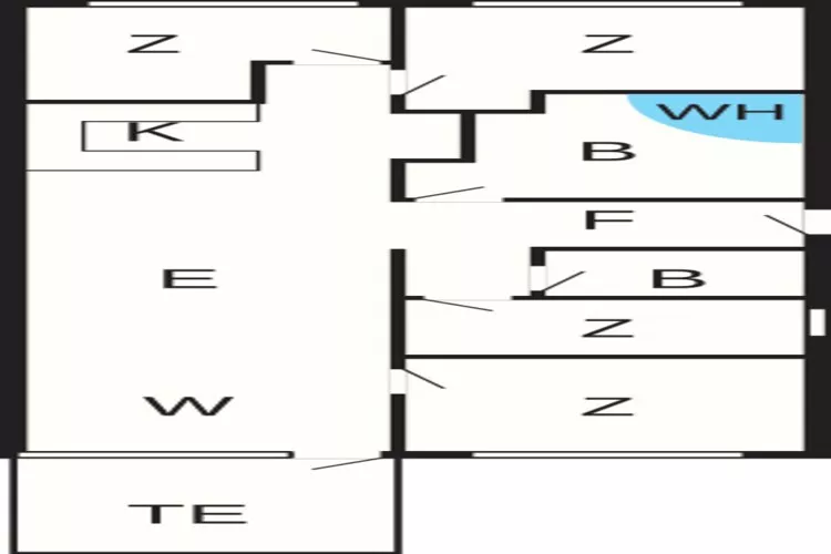 Luxe Spa Appartement in Sondervig -- By Traum Ferienwohnungen-Plattegrond