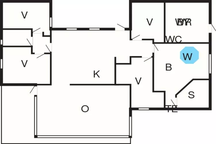 6 persoons vakantie huis in Fårevejle-By Traum-Plattegrond