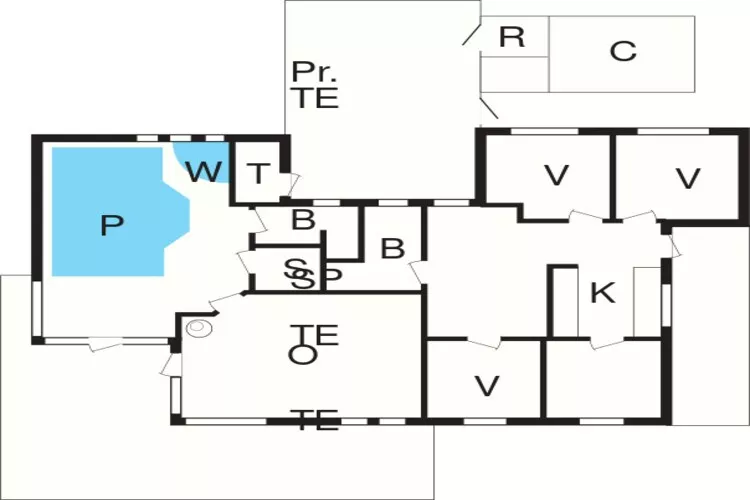 Luxe strandhuis -- By Traum Ferienwohnungen-Plattegrond