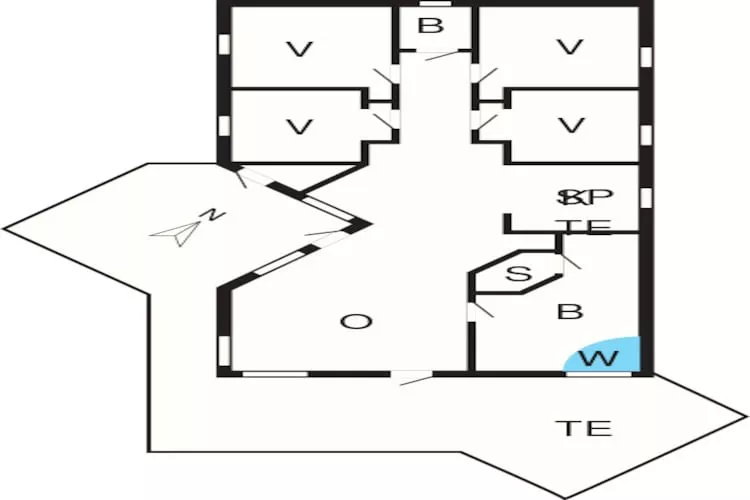 FUGLEKONGEN-Plattegrond