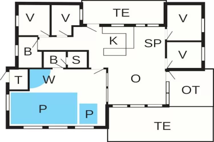 Luxe retraite met zwembad -- By Traum Ferienwohnungen-Plattegrond