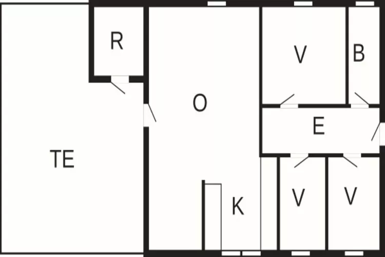 6 persoons vakantie huis in Toftlund-By Traum-Plattegrond