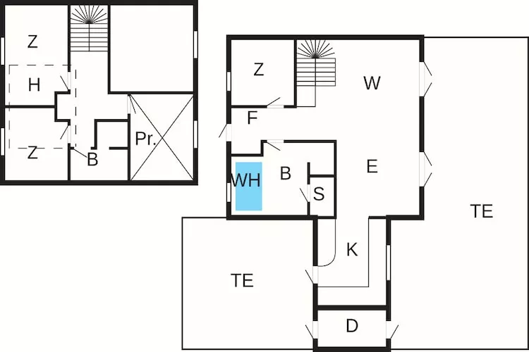 6 persoons vakantie huis in Blokhus-By Traum-Plattegrond