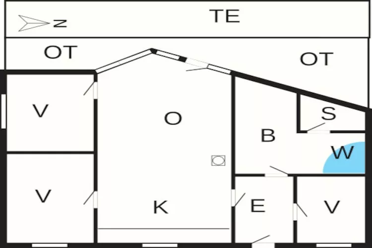 6 persoons vakantie huis in Tarm-By Traum-Plattegrond