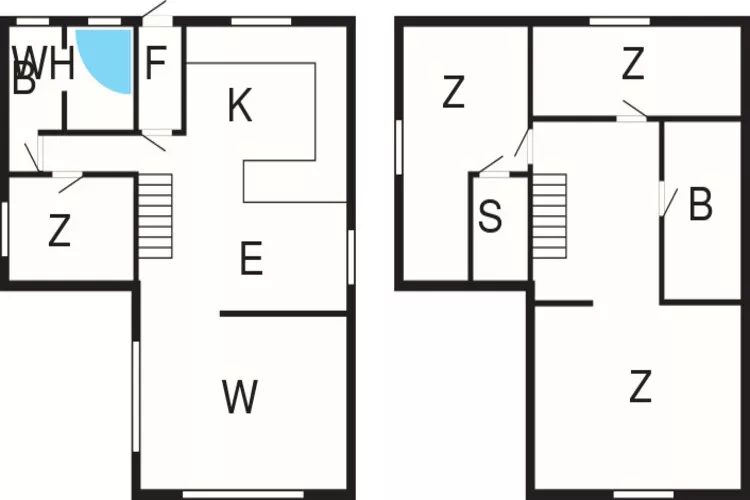 8 persoons vakantie huis in Blåvand-Plattegrond