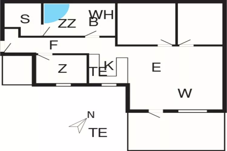6 persoons vakantie huis in Ansager-By Traum-Plattegrond