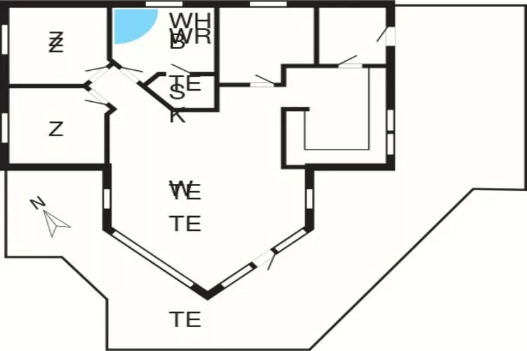 6 persoons vakantie huis in Harboøre-By Traum-Plattegrond