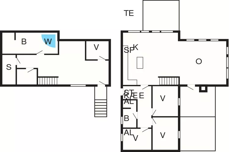 10 persoons vakantie huis in Roslev-Plattegrond