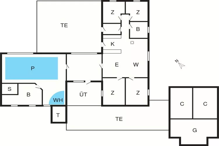 8 persoons vakantie huis in Ebeltoft-By Traum-Plattegrond