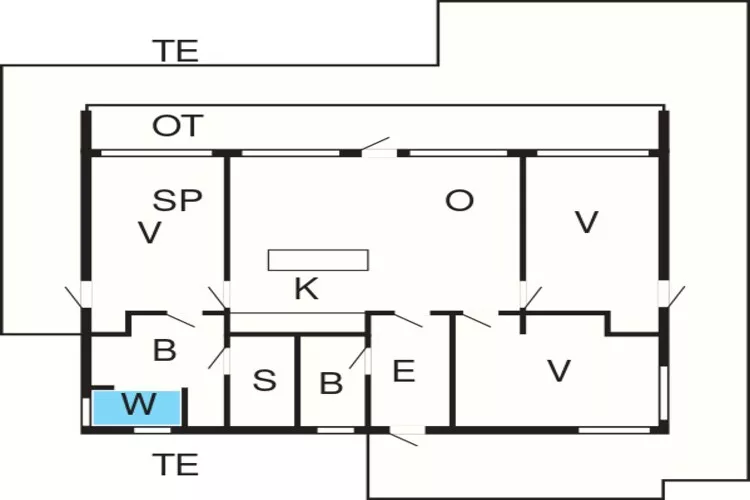 8 persoons vakantie huis in Brovst-By Traum-Plattegrond